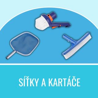 O čistotu Vašeho bazénu je třeba dbát 🌊 Naše síťky a kartáče Vám s tímto pomohou raz dva 💪 Žádná řasa ani smítko nebudou...